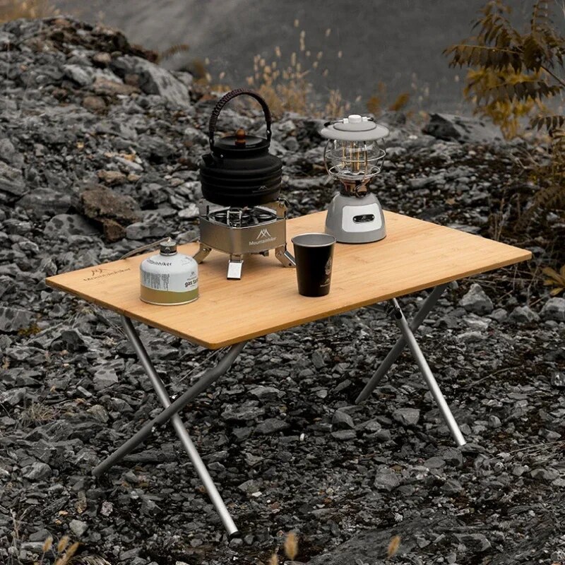 Outdoor Furniture Australia - MOUNTAINHIKER Outdoor Camping Bamboo 2/3 Folding