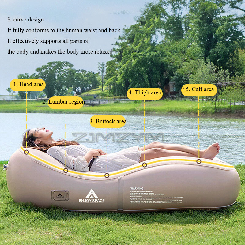 Automatic Inflatable Lazy Sofa - Outdoor Furniture Lounge Chair review and price