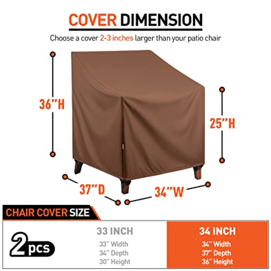 Waterproof Patio Chair Covers, - Outdoor Furniture Lounge Chair review and price
