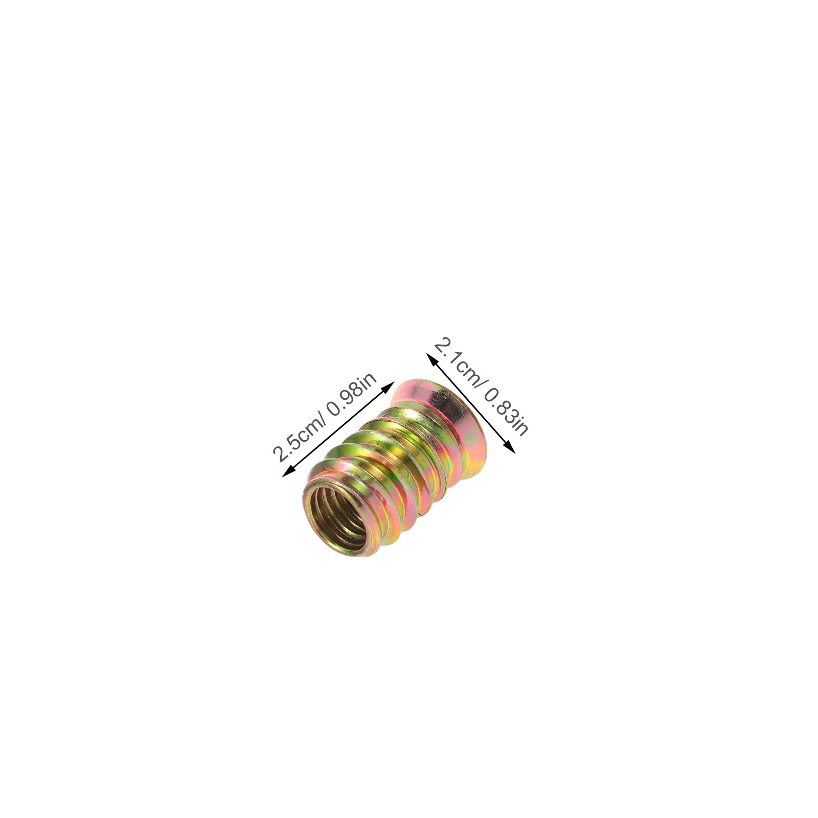 50Pcs Wood Insert Nuts Zinc Co - Outdoor Furniture Iron review and price