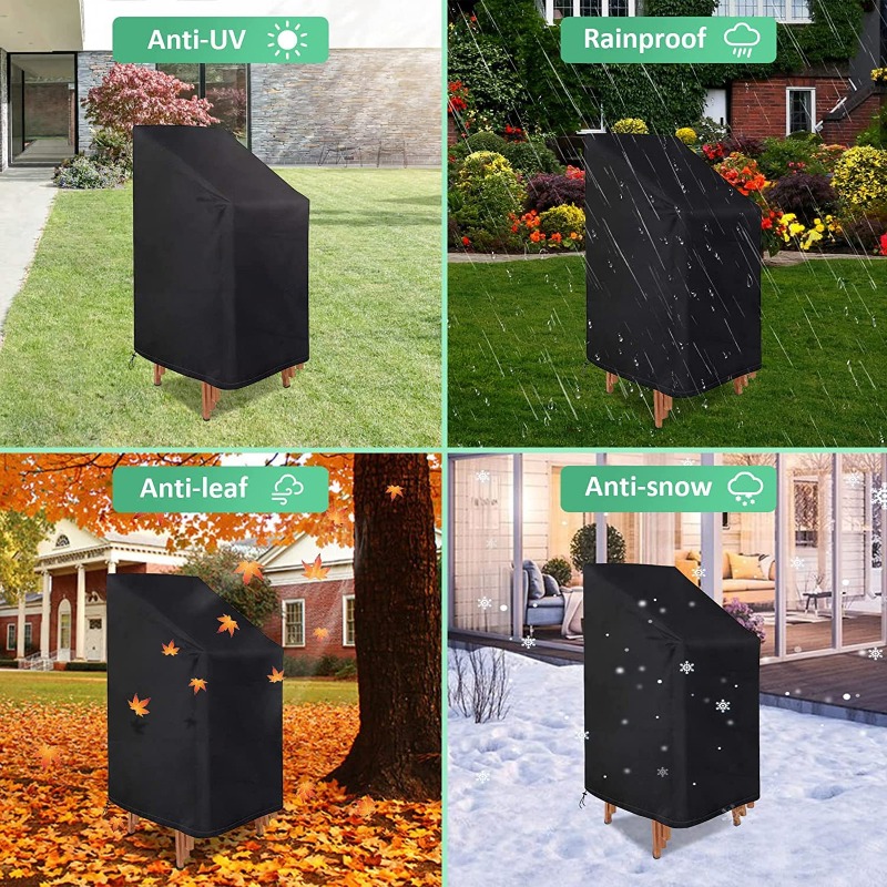 1/2/PCS Stacked Chair Dust Cov - Outdoor Furniture Cover review and price