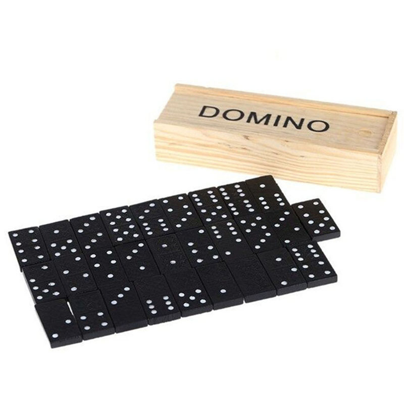 28pcs/Set Wooden Domino Board  - Outdoor Furniture Australia review and price
