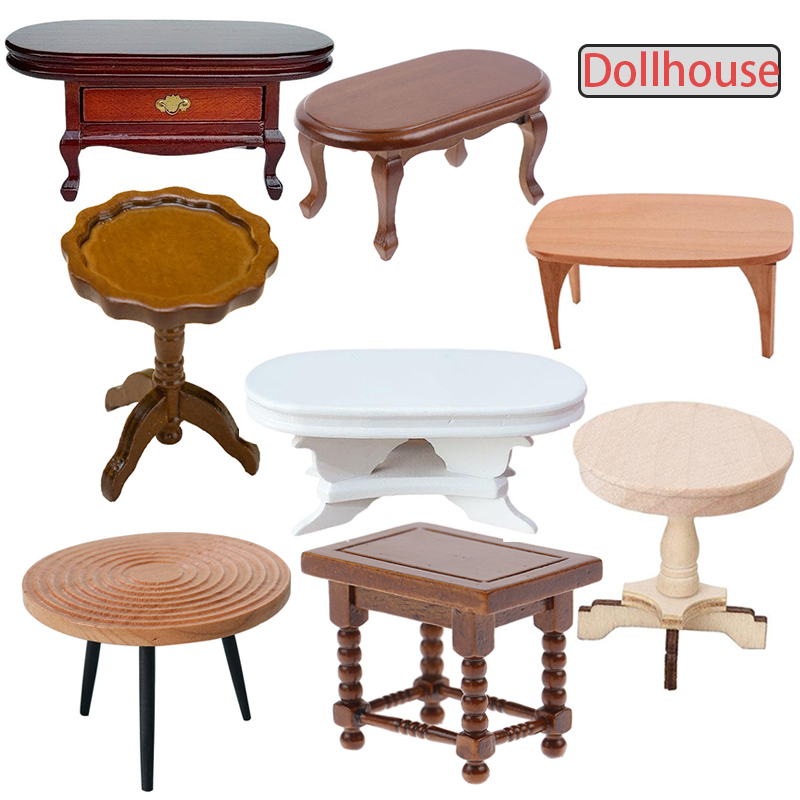 1:12 Dollhouse Miniature Round - Outdoor Furniture Wooden review and price