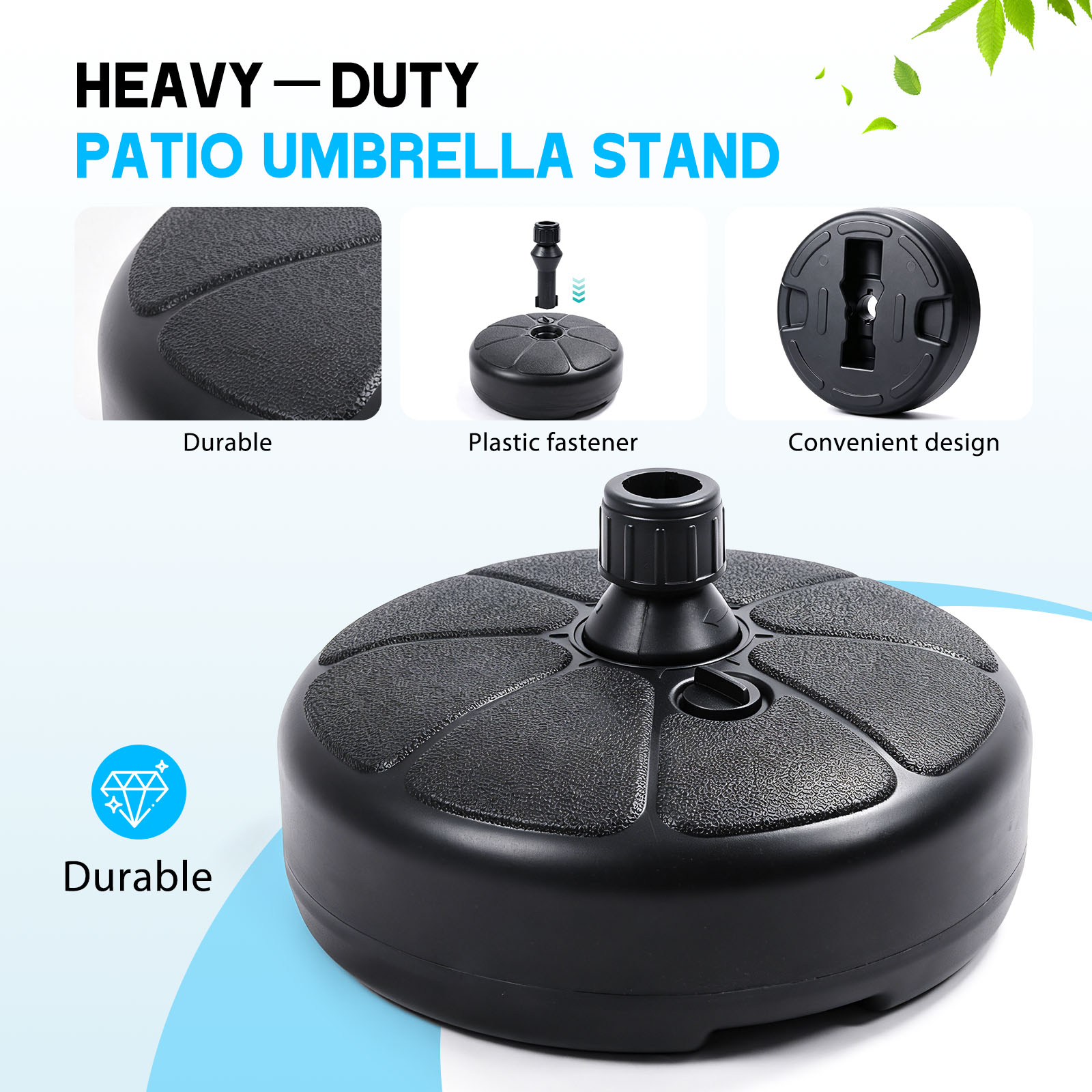 26lbs Fillable Water Sand Umbr - Outdoor Furniture Umbrella review and price