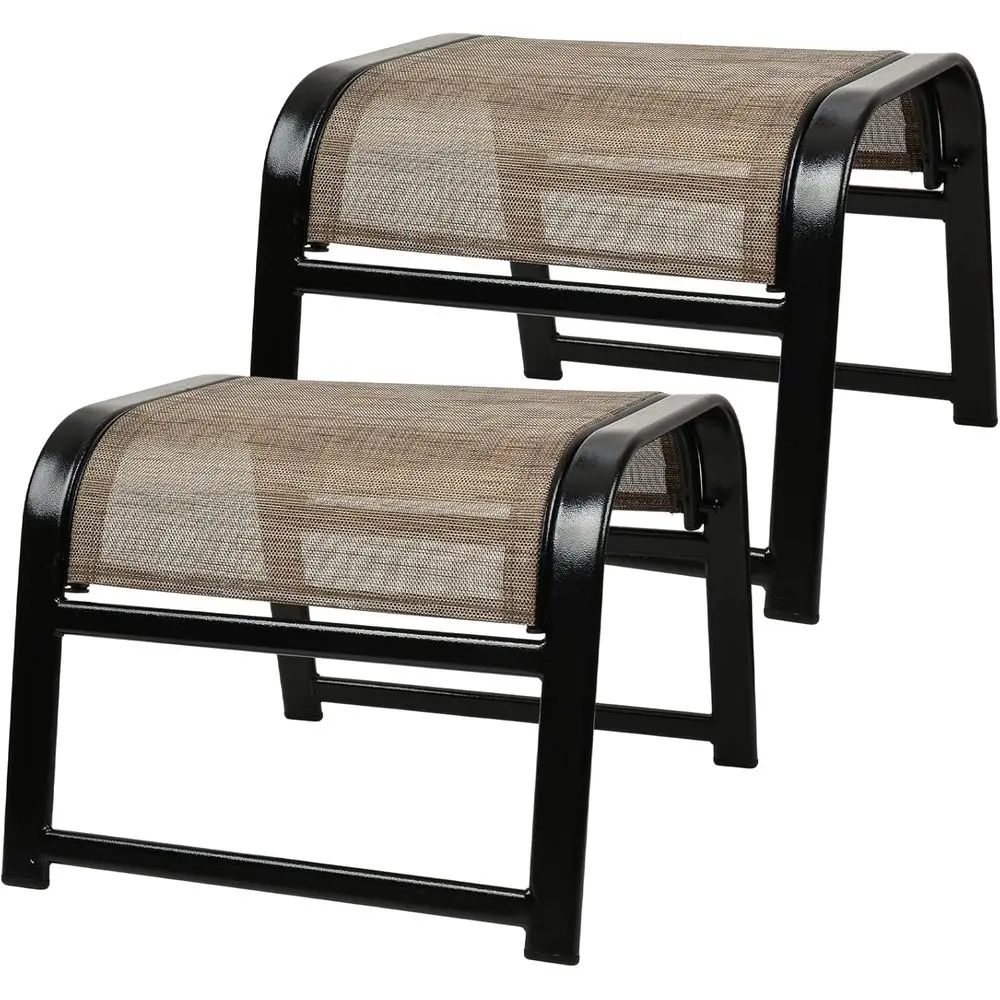 Patio Ottoman Set, Outdoor 2-P - Outdoor Furniture Iron review and price