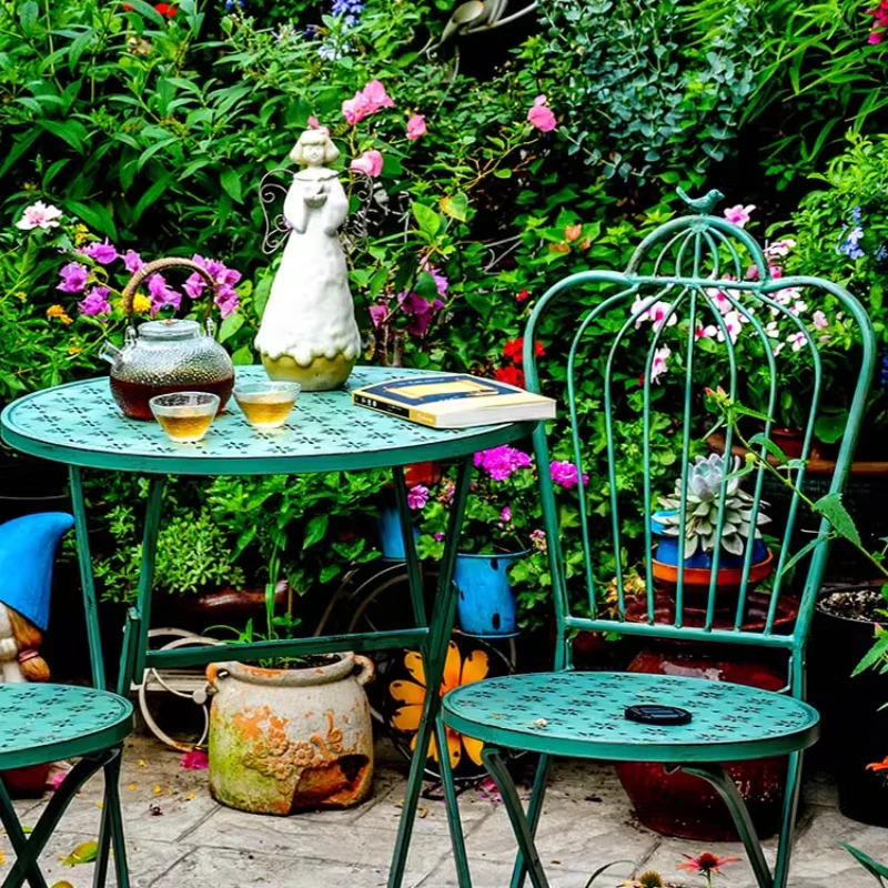 Outdoor Courtyard Garden Chair - Outdoor Furniture Iron review and price