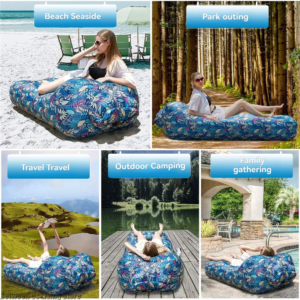 Luxury Inflatable Sofa Bed - E - Outdoor Furniture Lounge Set review and price