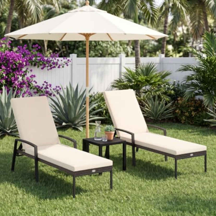 Outdoor patio furniture set: 2 - Outdoor Furniture Lounge Set review and price