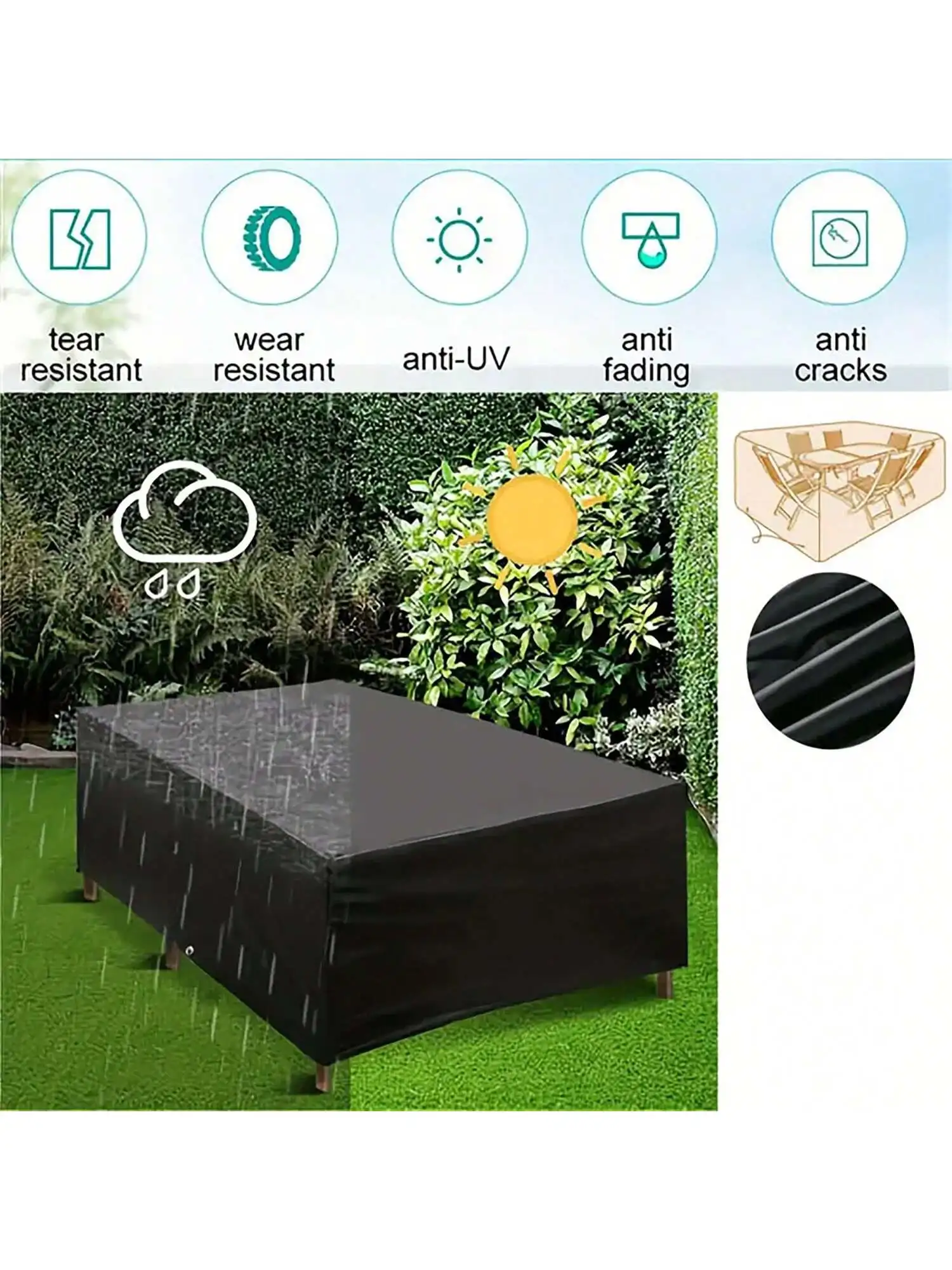 Multi-Size Outdoor Patio Garde - Outdoor Furniture Cover review and price