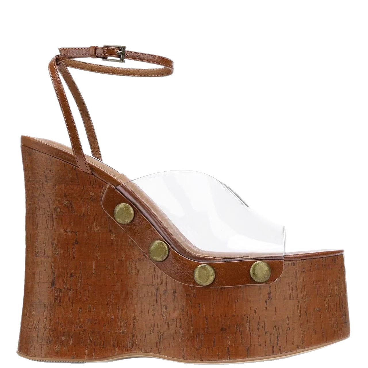 High-heeled 14 cm Thick-heeled - Outdoor Furniture Wooden review and price