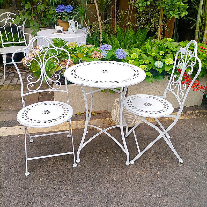 French Country Iron Table and  - Outdoor Furniture Iron review and price