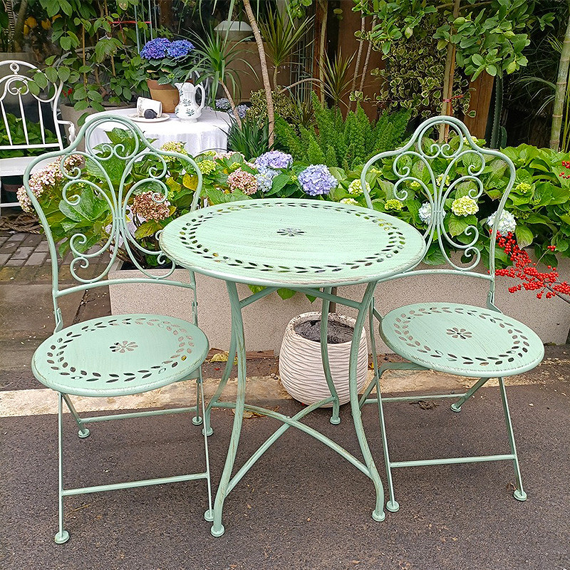 French Country Iron Table and  - Outdoor Furniture Iron review and price