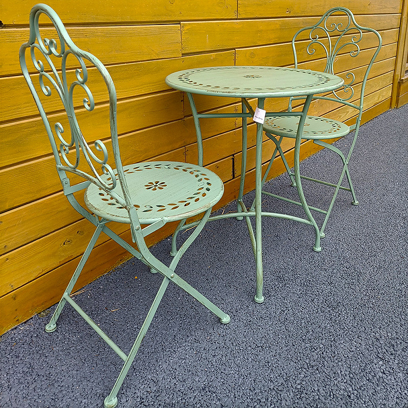 French Country Iron Table and  - Outdoor Furniture Iron review and price