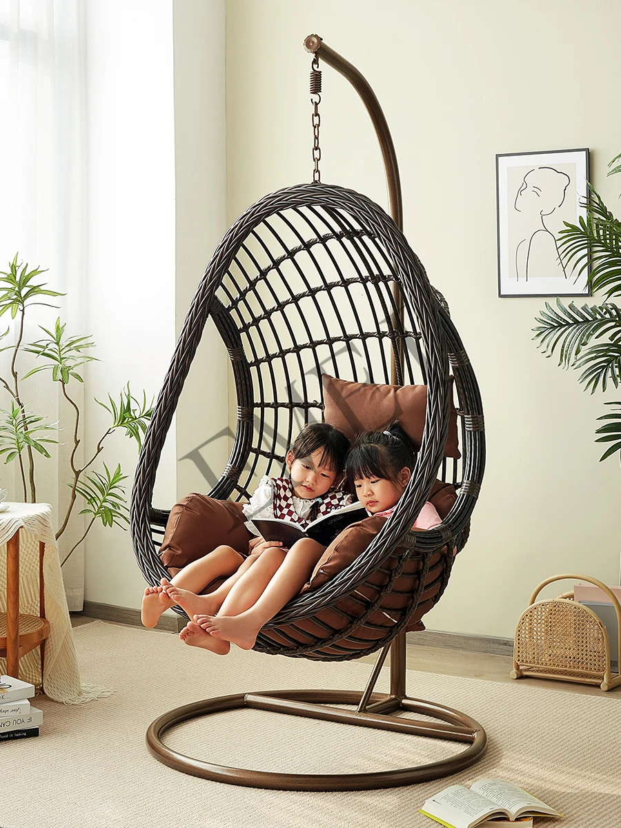 Hanging Basket Rattan Chair Sw - Outdoor Furniture Iron review and price
