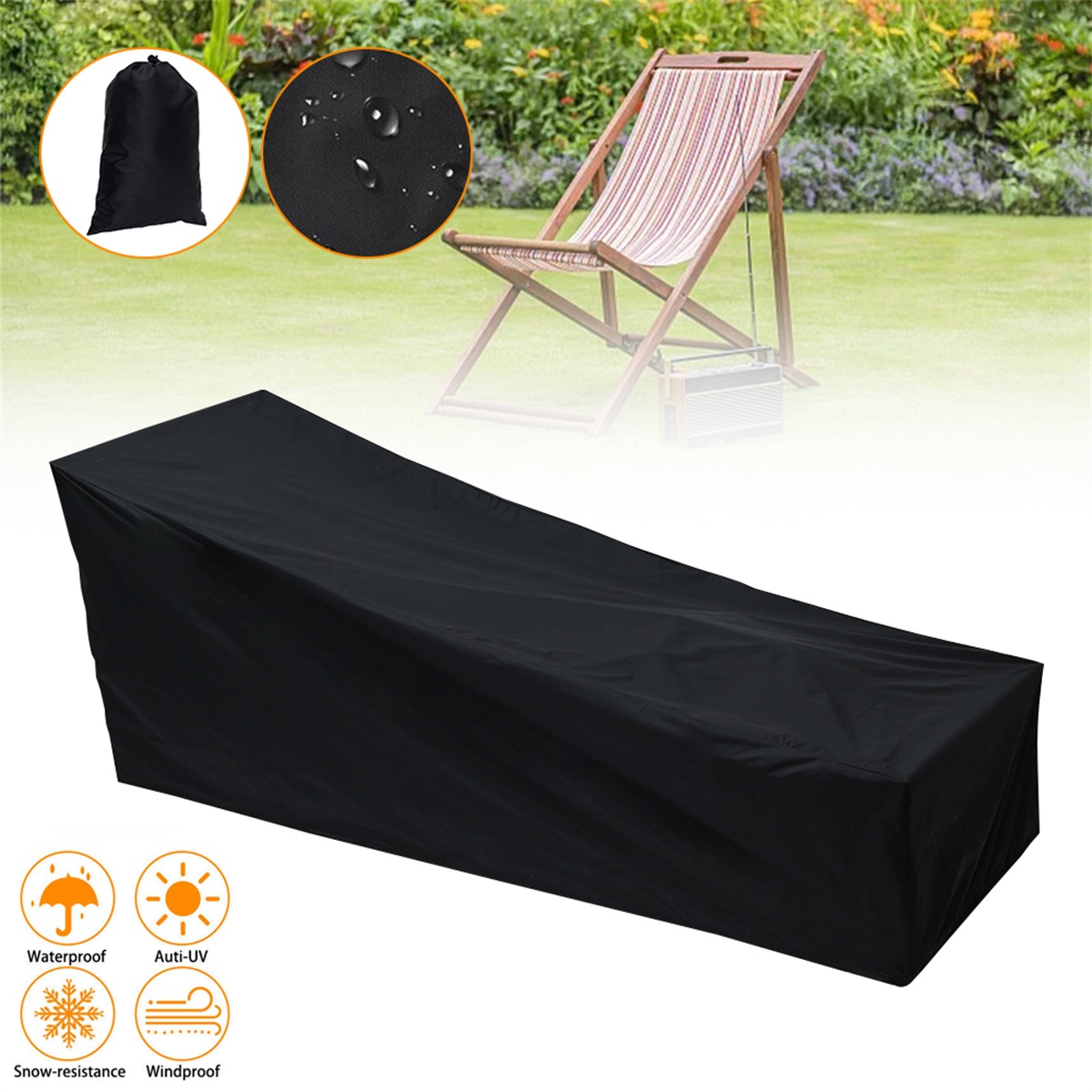 Outdoor Garden Sunbed Cover Su - Outdoor Furniture Lounge Chair review and price