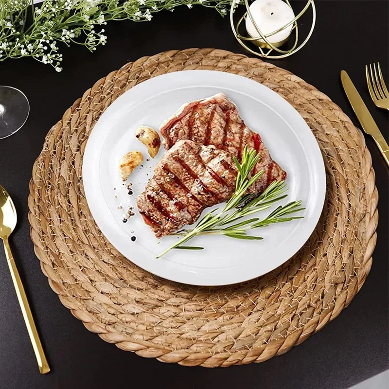 Handwoven Rattan Placemats - H - Outdoor Furniture Cafe review and price