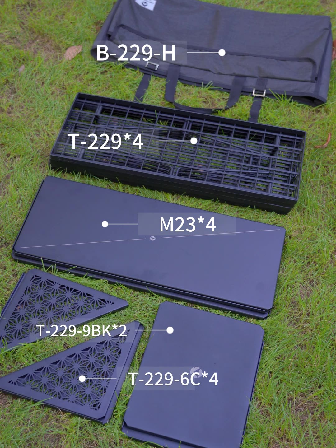 CAMPINGMOON T-229-9BK-2P two-p - Outdoor Furniture Australia review and price