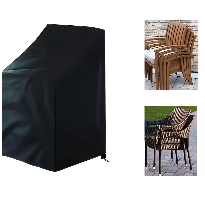 1pc Heavy-Duty Stacking Outdoo - Outdoor Furniture Cover review and price