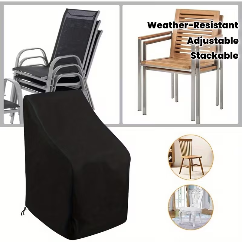 1pc Heavy-Duty Stacking Outdoo - Outdoor Furniture Cover review and price