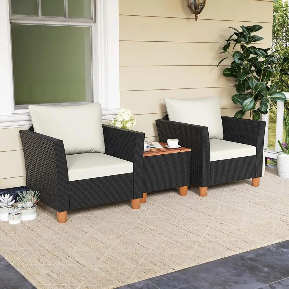 3-Piece Outdoor Patio Furnitur - Outdoor Furniture Lounge Set review and price
