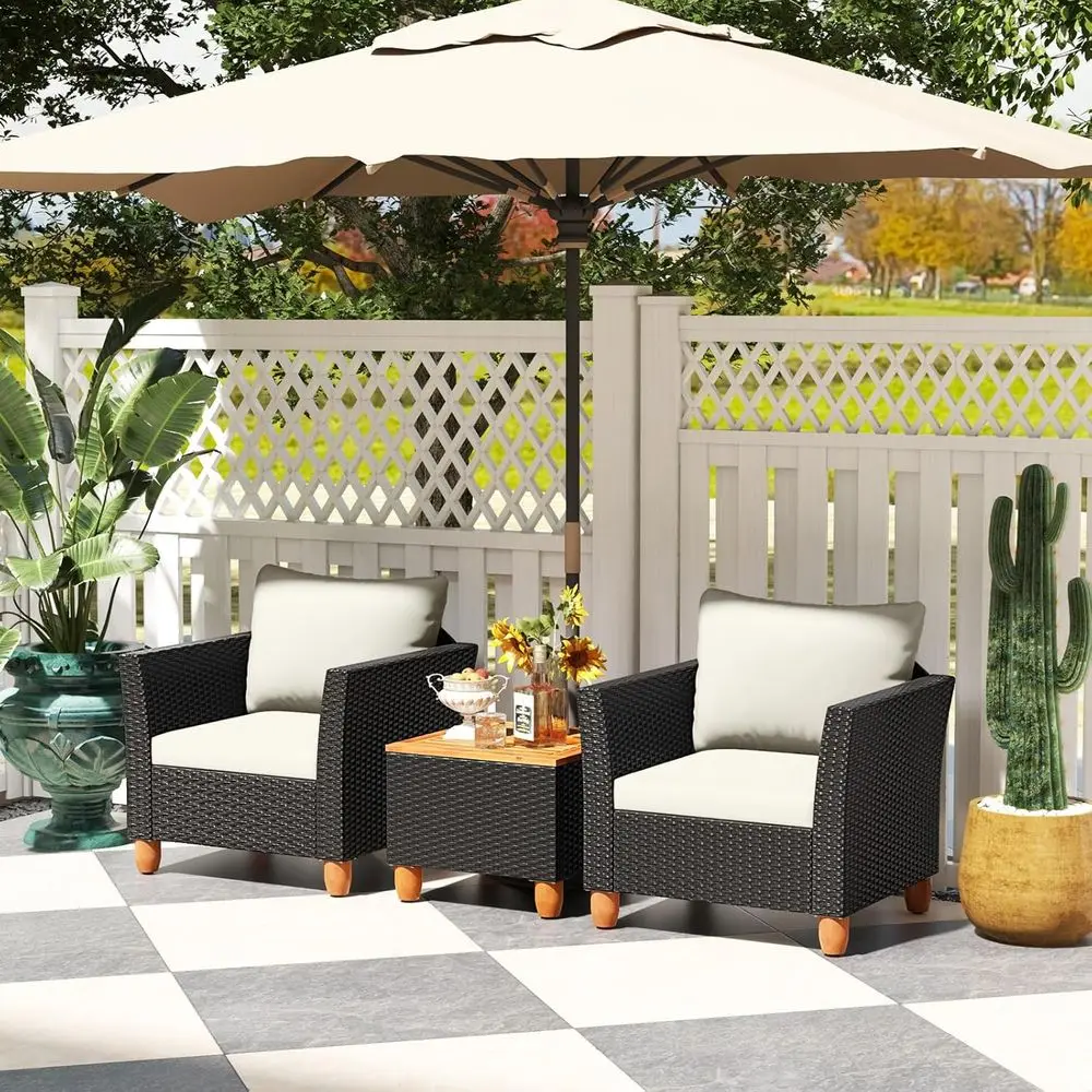 3-Piece Outdoor Patio Furnitur - Outdoor Furniture Lounge Set review and price