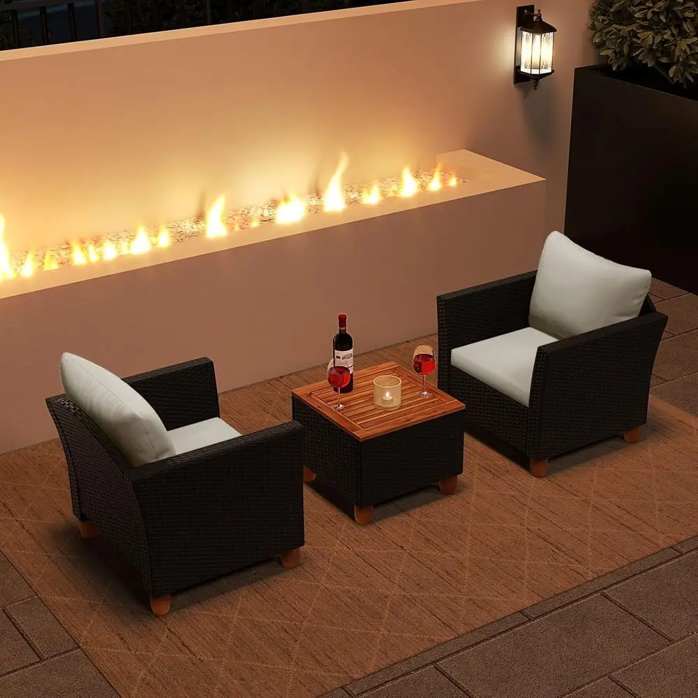 3-Piece Outdoor Patio Furnitur - Outdoor Furniture Lounge Set review and price