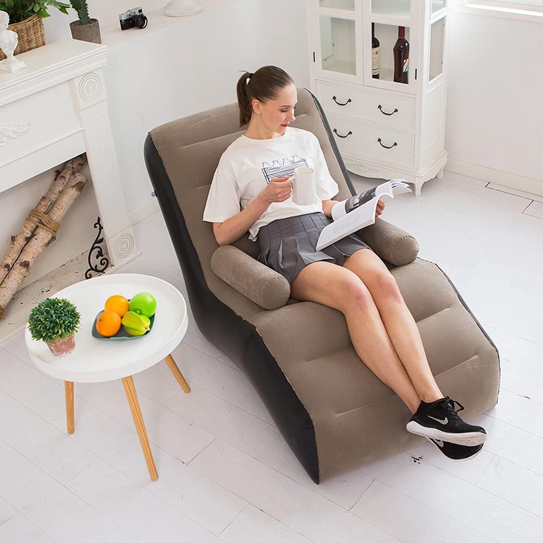 Folding Lazy Sofa,Inflatable L - Outdoor Furniture Lounge Chair review and price