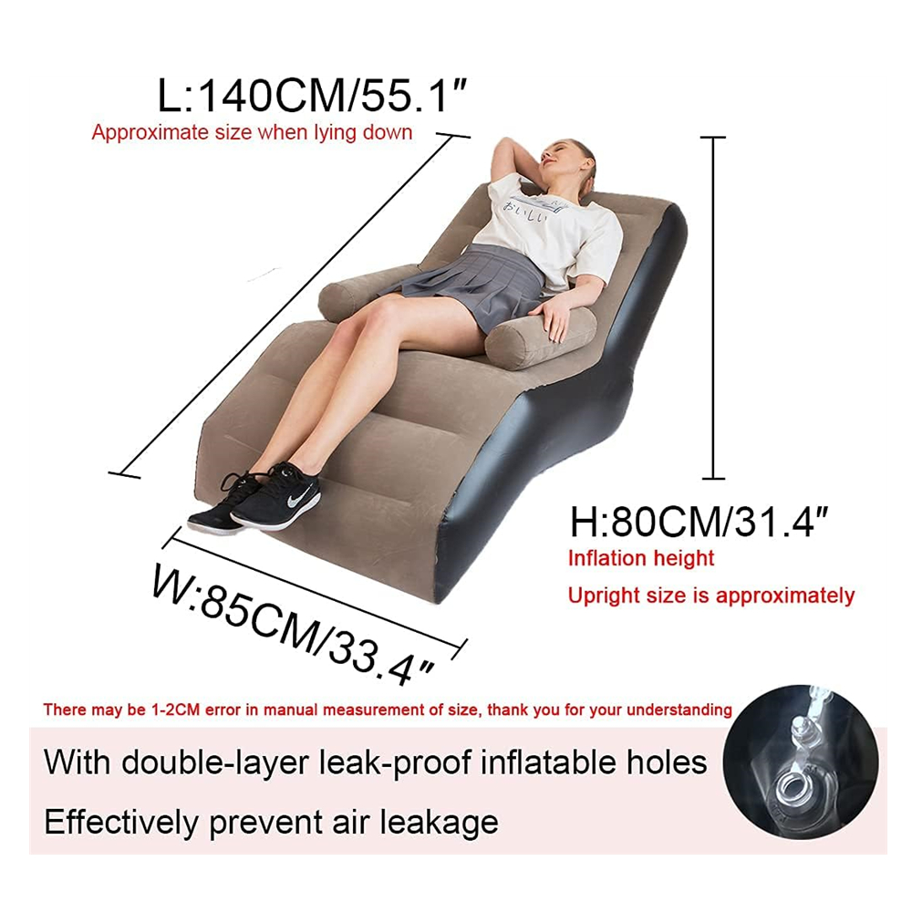 Folding Lazy Sofa,Inflatable L - Outdoor Furniture Lounge Chair review and price