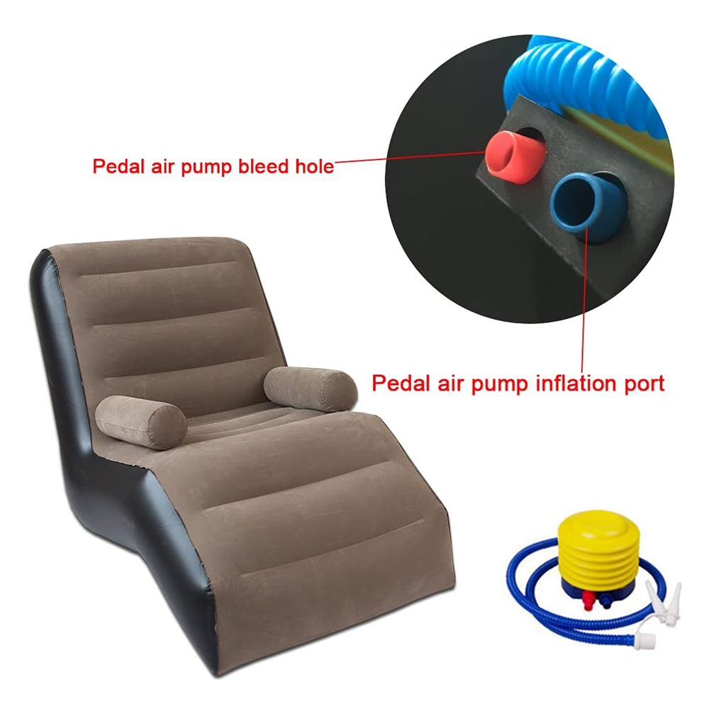 Folding Lazy Sofa,Inflatable L - Outdoor Furniture Lounge Chair review and price