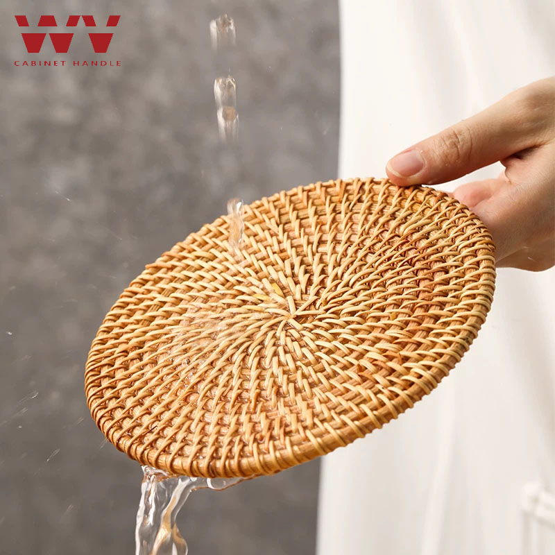 10-20cm Pot Mats Handwoven Rat - Outdoor Furniture Cafe review and price